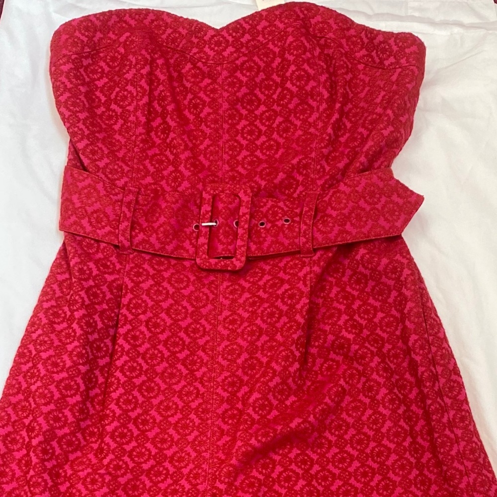 NWT 🏷 pink, ankle-length Anthropologie jumpsuit